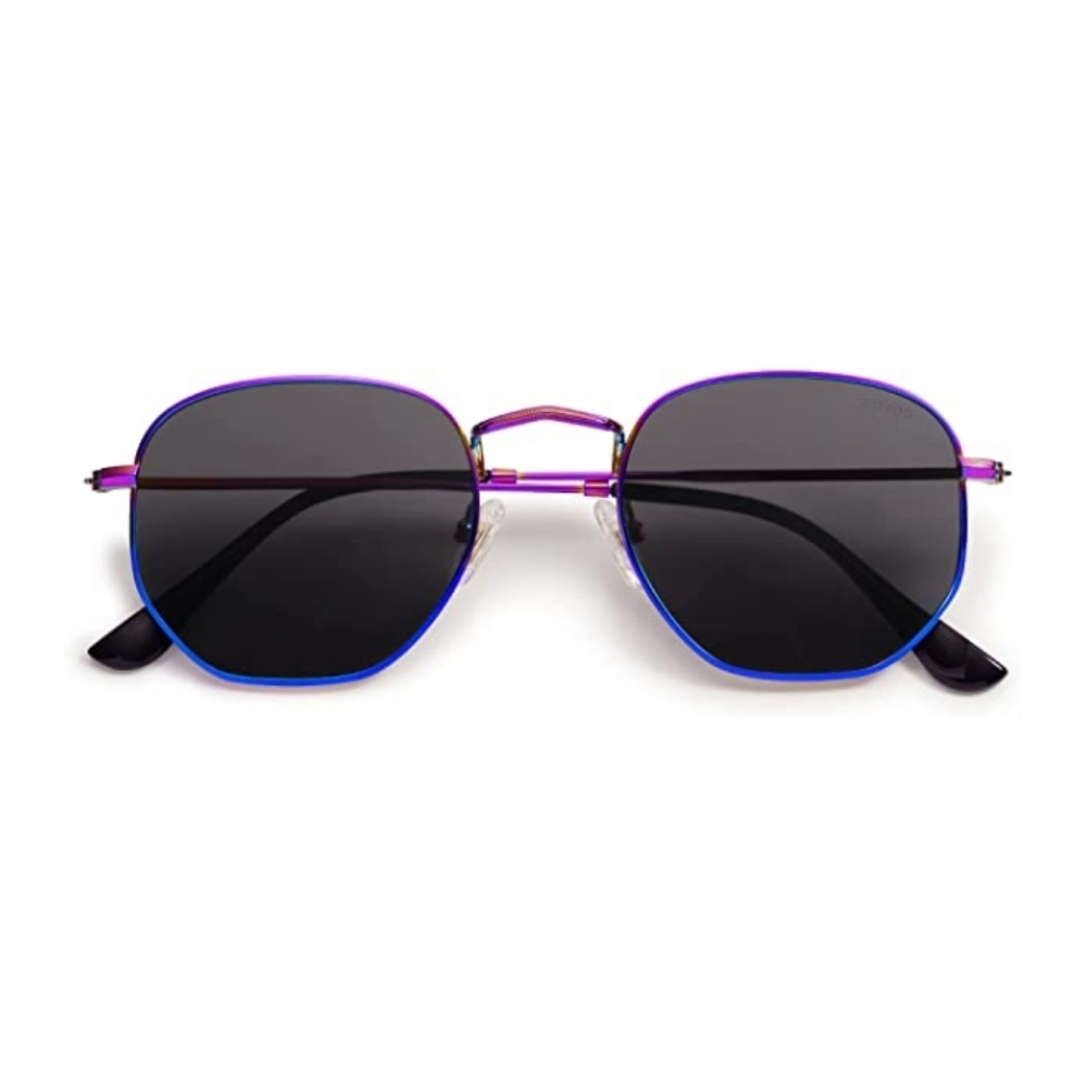 Rave Hexagonal Polarized Sunglasses for Men and Women - Picture 1 of 4